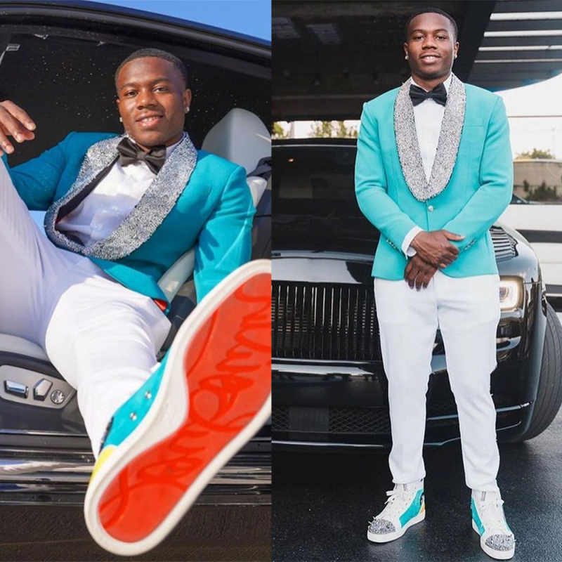 Men'S Formal Wear No Suit - Mint Green Mens Party Tuxedos 2