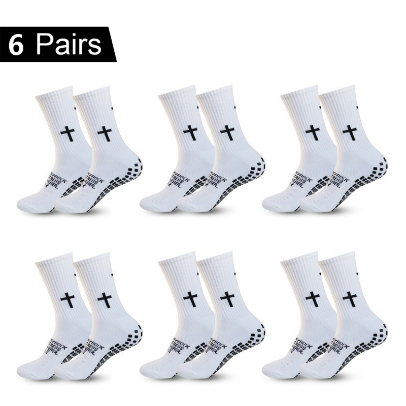 4/5/6 Pairs Anti-slip Football - Sock Garter Men avaliação e preço