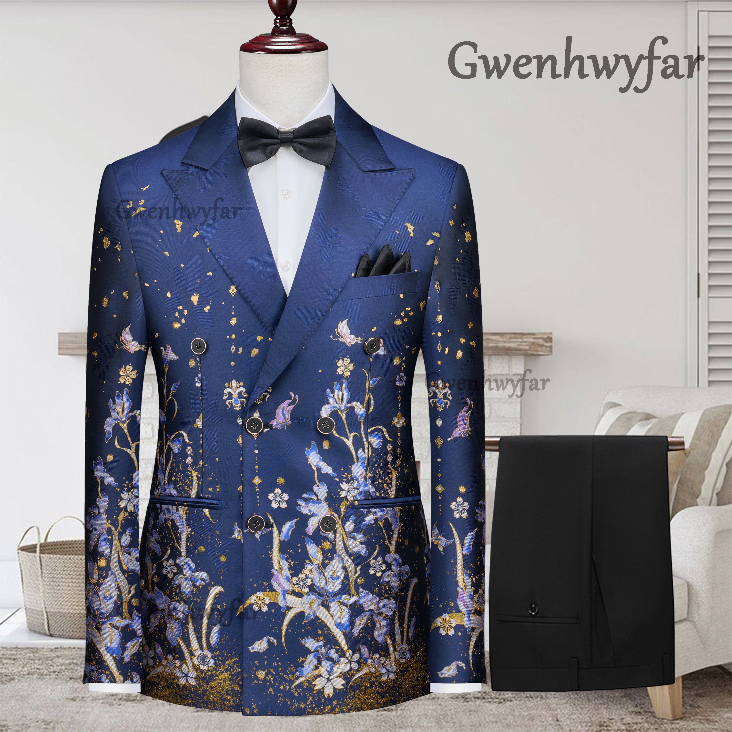 Gwenhwyfar 2026 Men's Customiz - Men Formal Wear With Blazer avaliação e preço