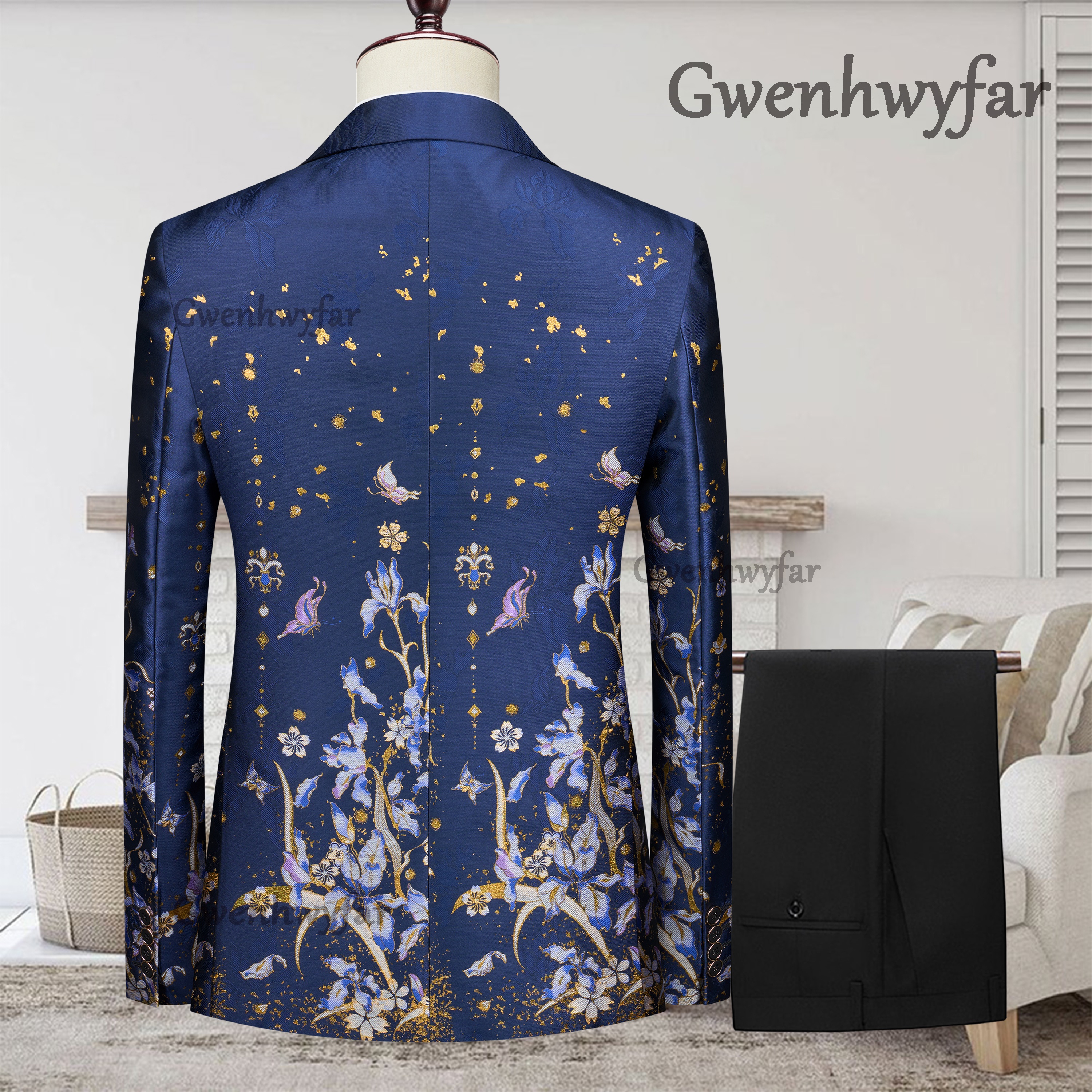 Gwenhwyfar 2026 Men's Customiz - Men Formal Wear With Blazer avaliação e preço
