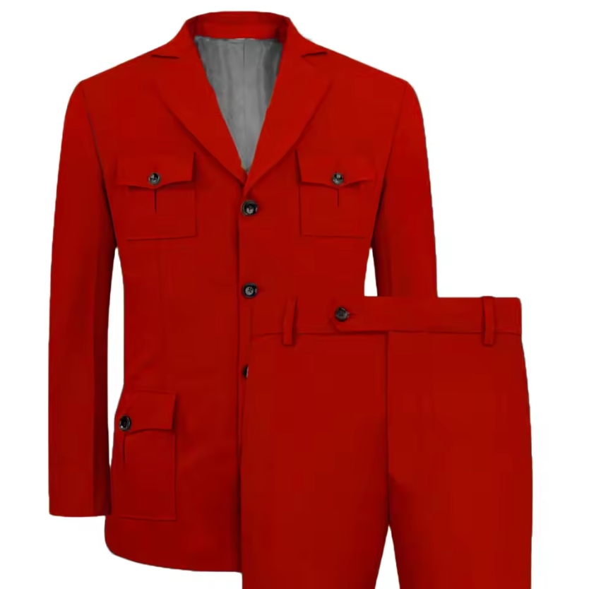 Men's Suits Jakcet Casual Khak - Men Formal Wear With Blazer avaliação e preço