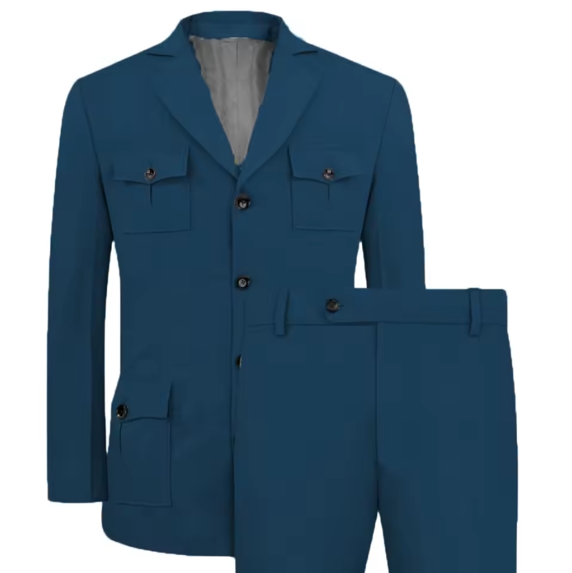 Men's Suits Jakcet Casual Khak - Men Formal Wear With Blazer avaliação e preço