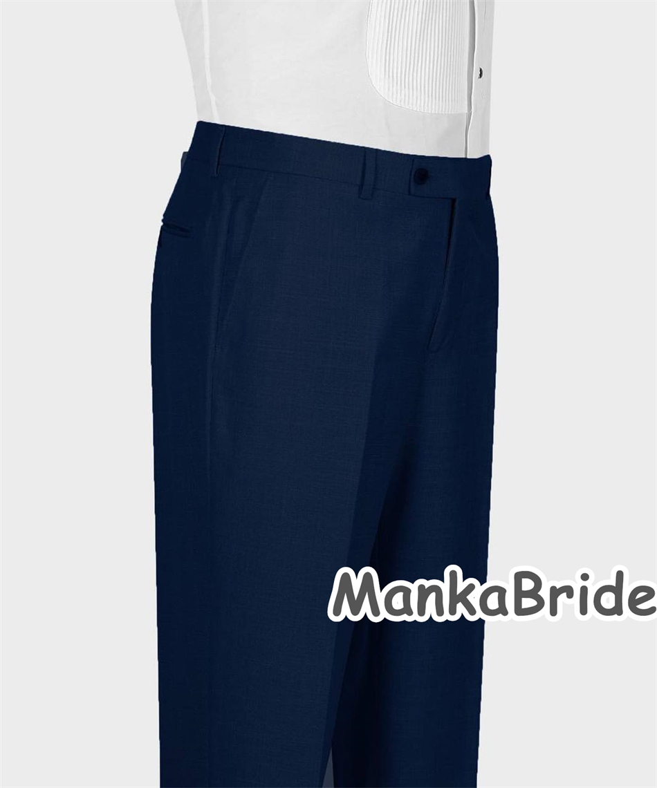Elegant Navy Blue Classic Wedd - Men Formal Wear With Blazer avaliação e preço