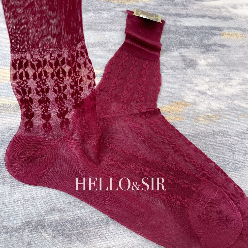 2025 Men Socks Retro Jacquard  - Men Formal Wear 2025 avaliação e preço