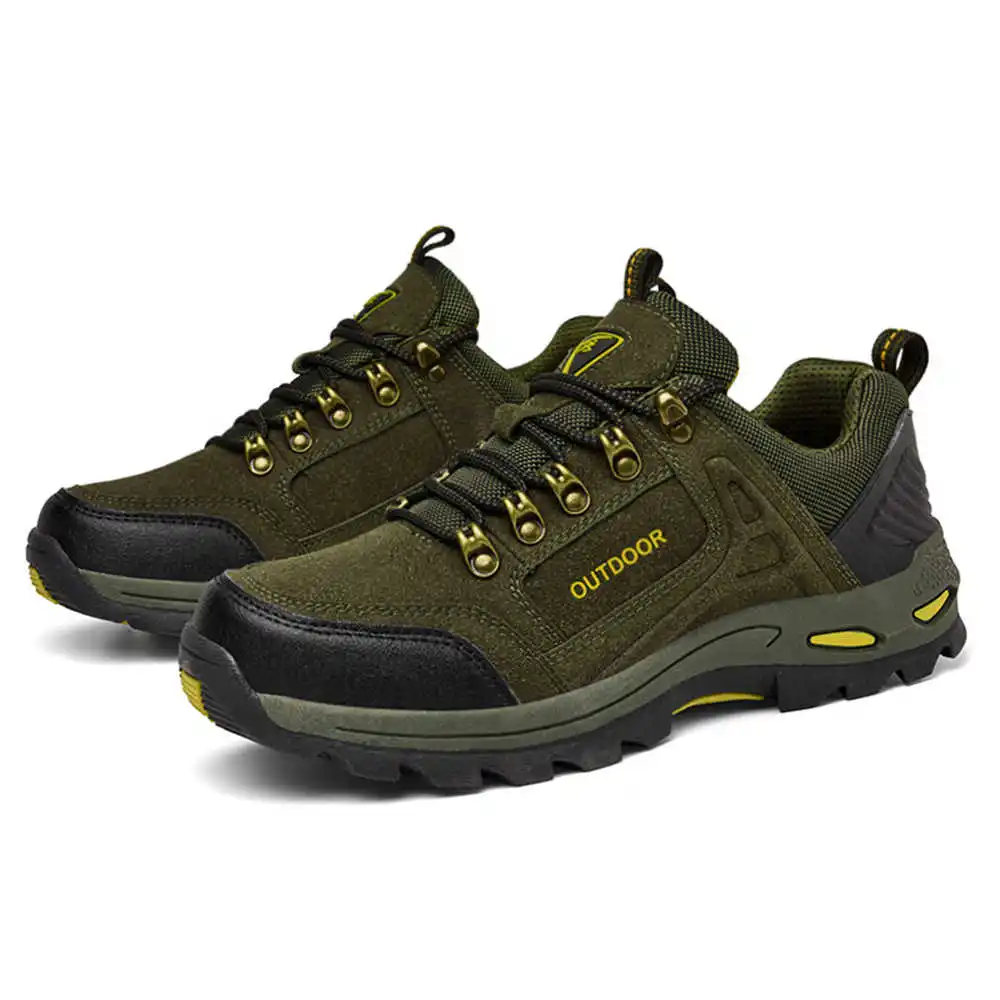 Non-slip Lace Up Hiking Tennis - Formal Upper Wear For Men Winter avaliação e preço
