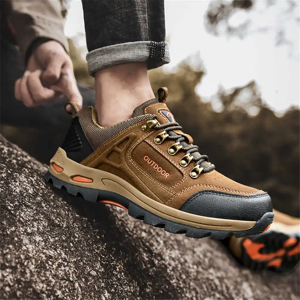 Non-slip Lace Up Hiking Tennis - Formal Upper Wear For Men Winter avaliação e preço