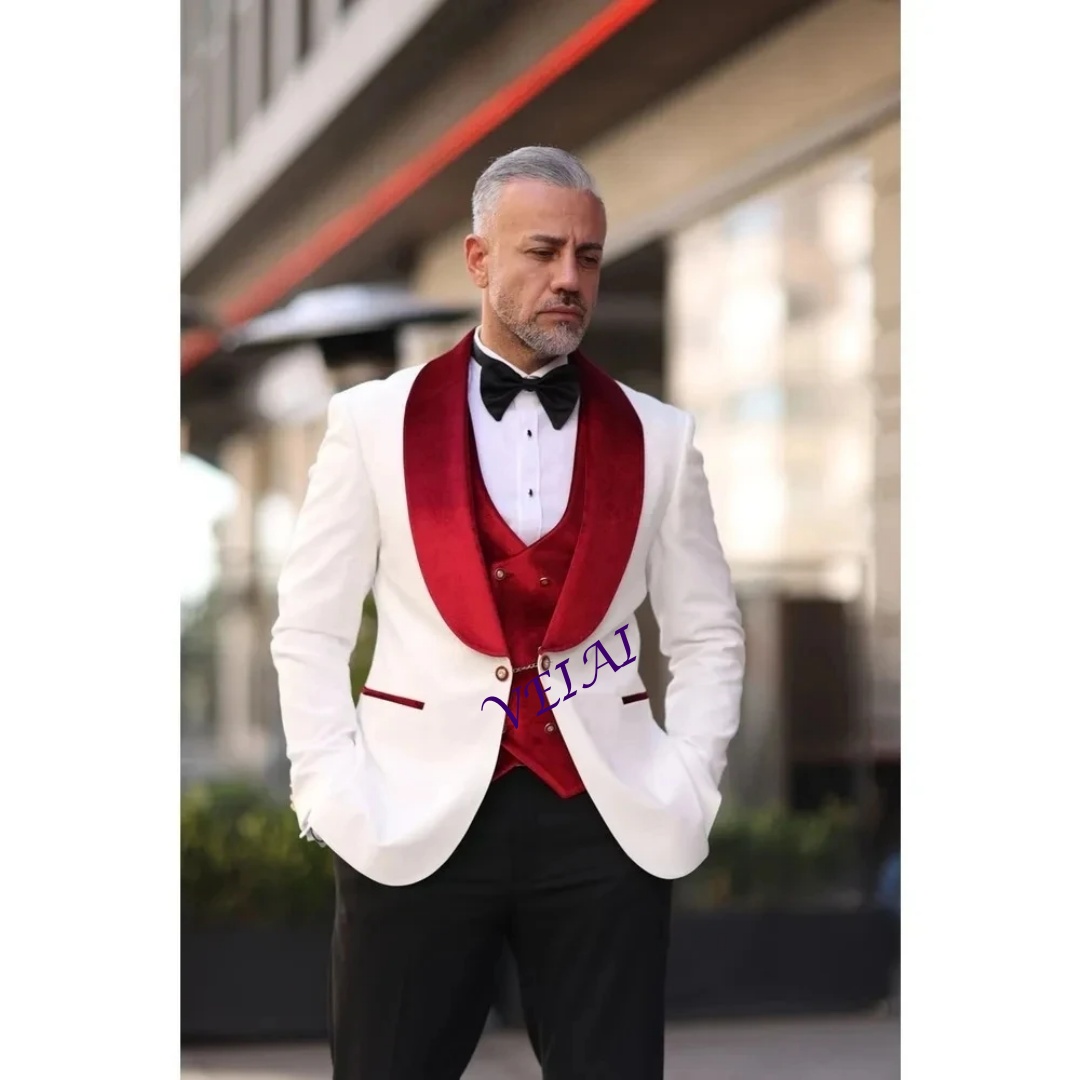 CustomizedMen Wedding Tuxedos  - Men Formal Wear With Blazer avaliação e preço