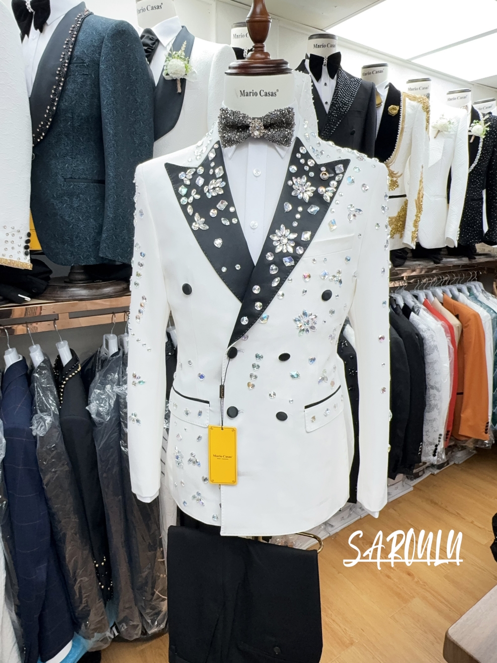2025 Sparkly In Stock Crystals - Men Formal Wear 2025 avaliação e preço