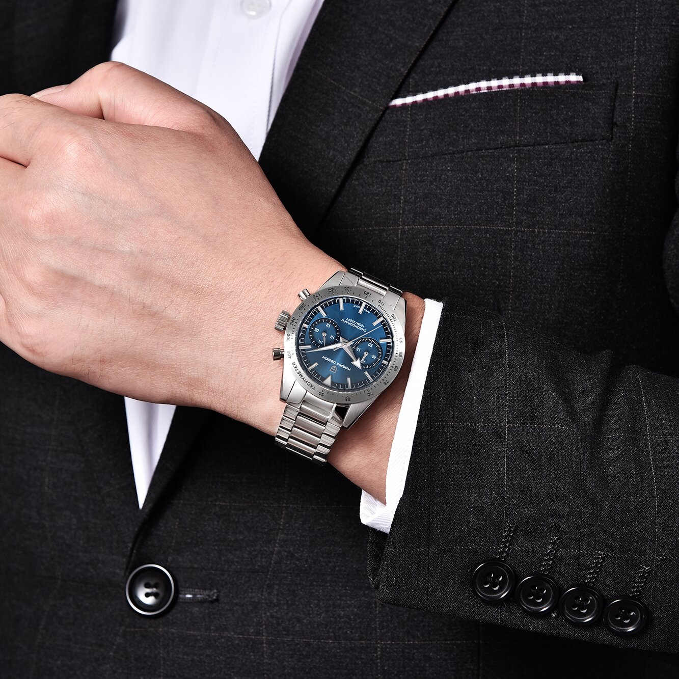 PAGANI DESIGN Premium Luxury E - Men Formal Wear Design avaliação e preço