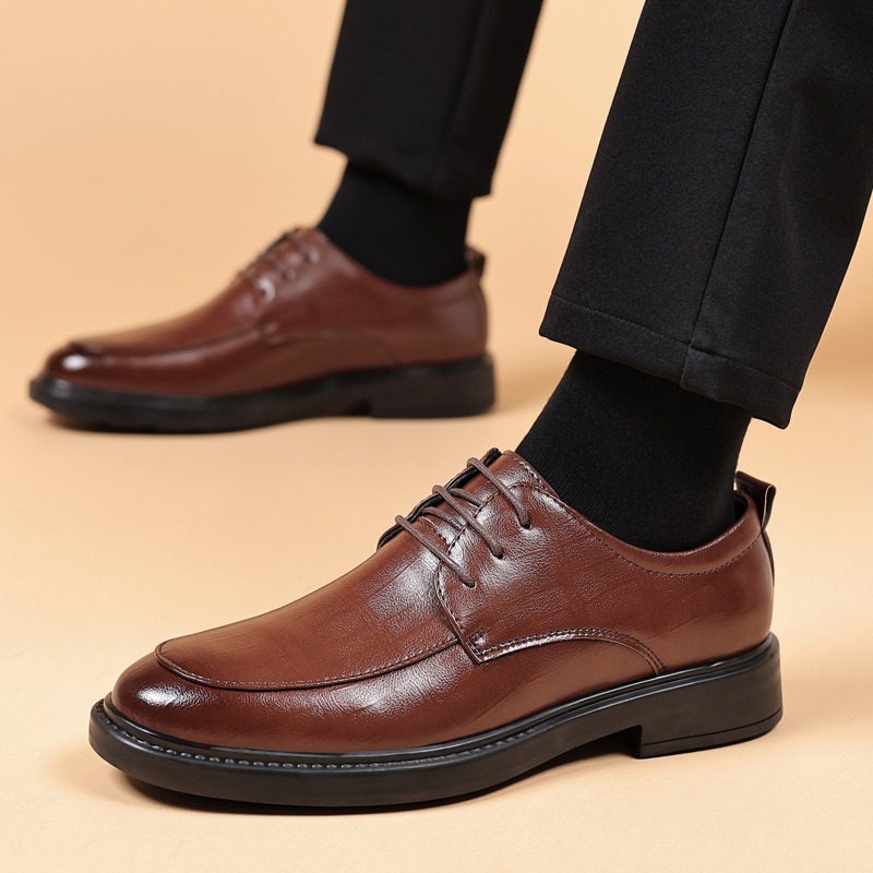 platform dress shoes for man d - Men Formal Wear Dress avaliação e preço