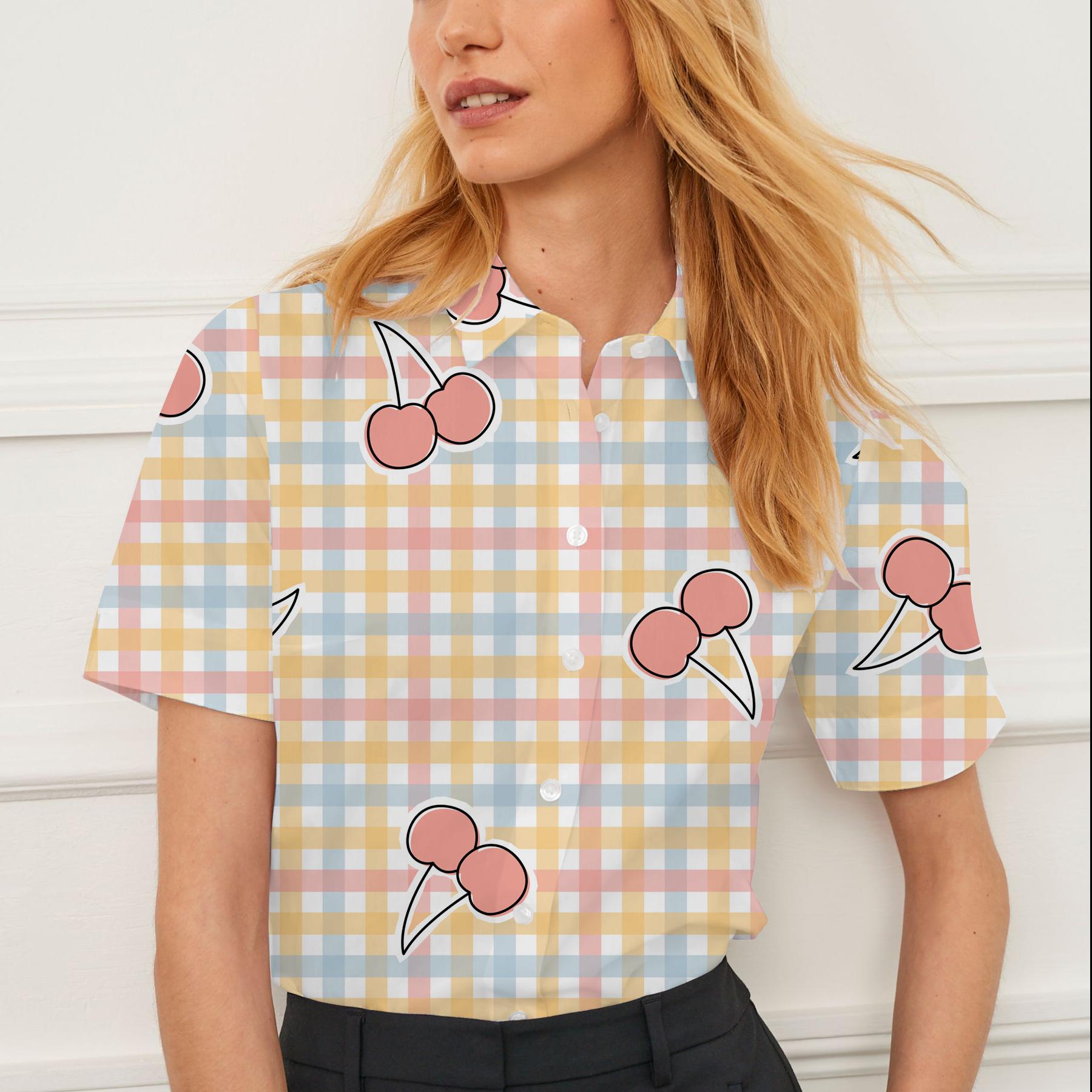 Summer women's 3D Print Shirt  - Men Formal Wear Design avaliação e preço