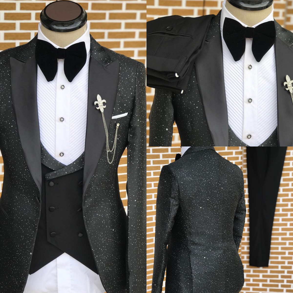 Classic Wedding Men Suits Spra - Men'S Formal Wear No Suit avaliação e preço