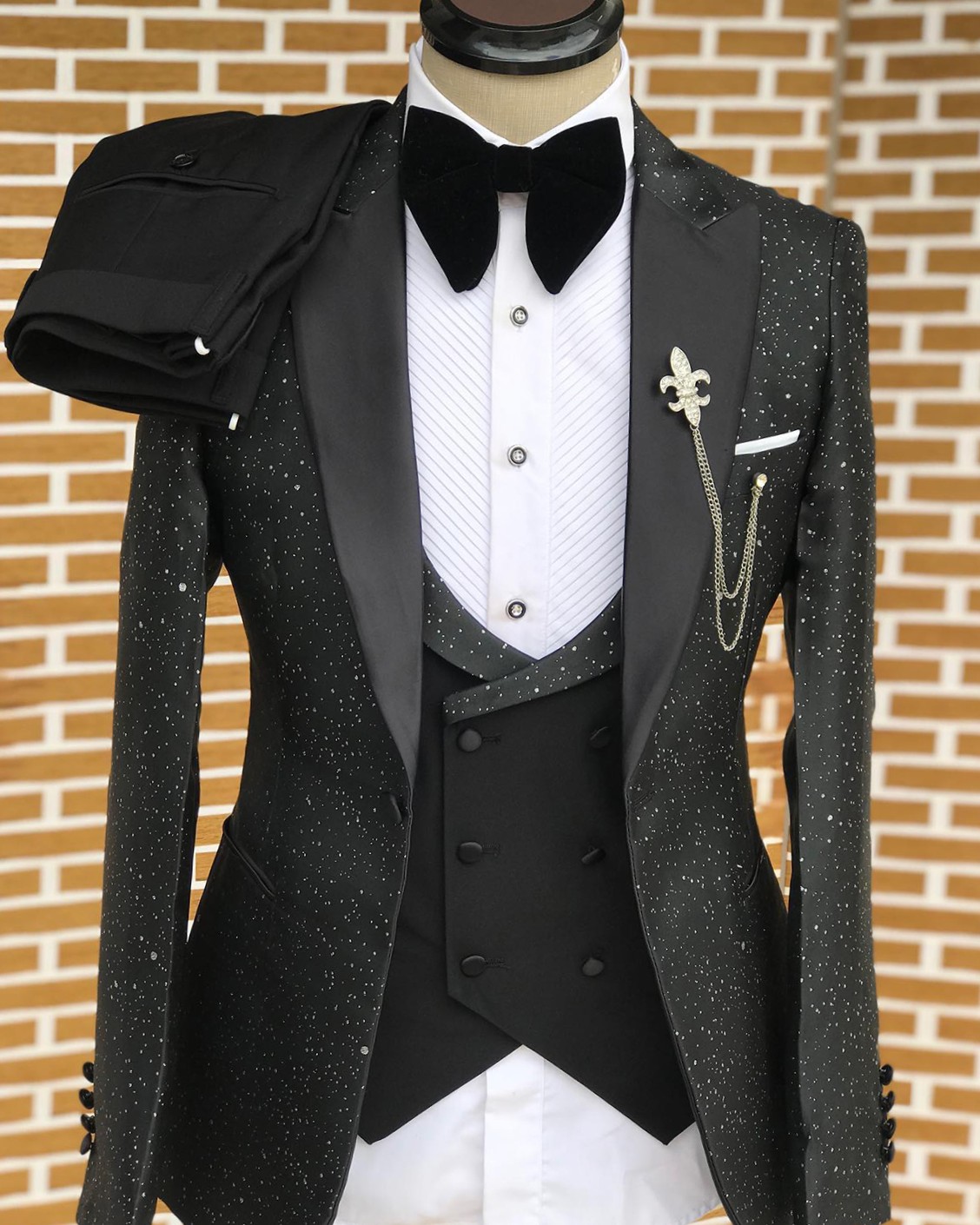 Classic Wedding Men Suits Spra - Men'S Formal Wear No Suit avaliação e preço