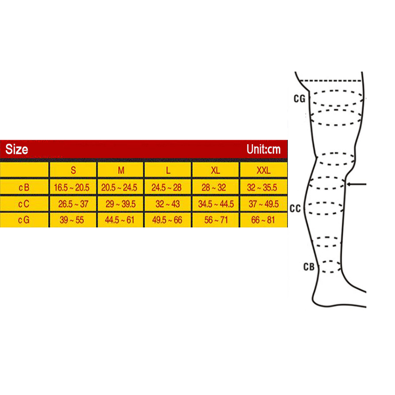 S-XL Compression Stockings Str - Sock Garter Men avaliação e preço
