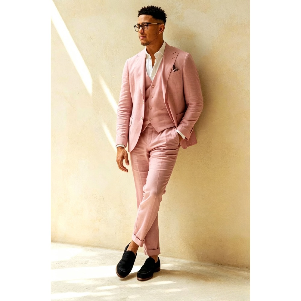 Sage Green Linen Wedding Suits - Men'S Formal Wear No Suit avaliação e preço