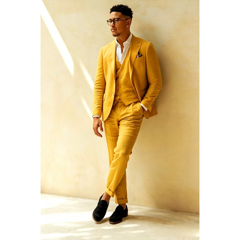 Sage Green Linen Wedding Suits - Men'S Formal Wear No Suit avaliação e preço
