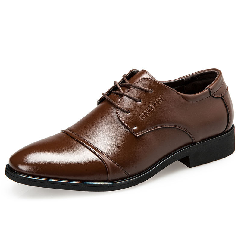 Large-sized men's leather shoe - Men Formal Wear Dress avaliação e preço