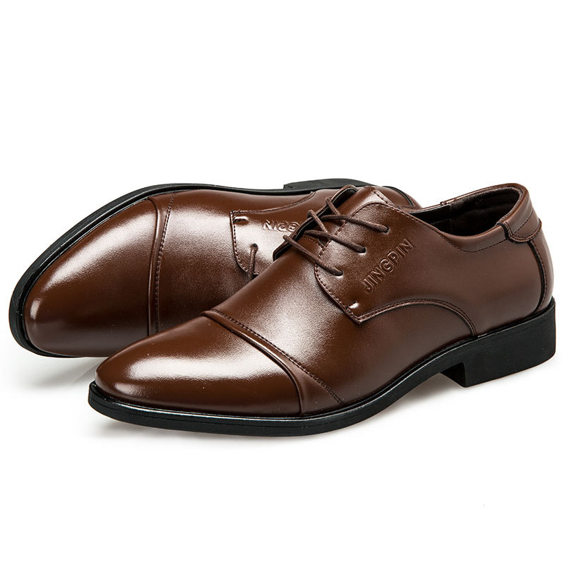 Large-sized men's leather shoe - Men Formal Wear Dress avaliação e preço