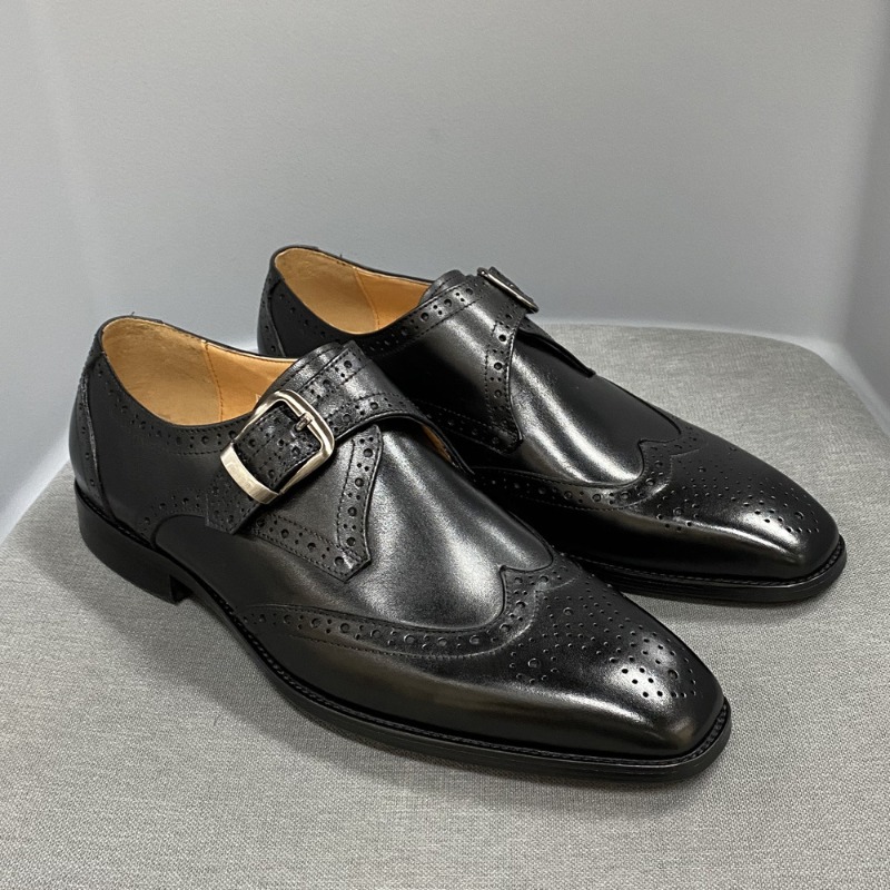 Men's Casual Shoes Carving Lea - Men Formal Wear Design avaliação e preço