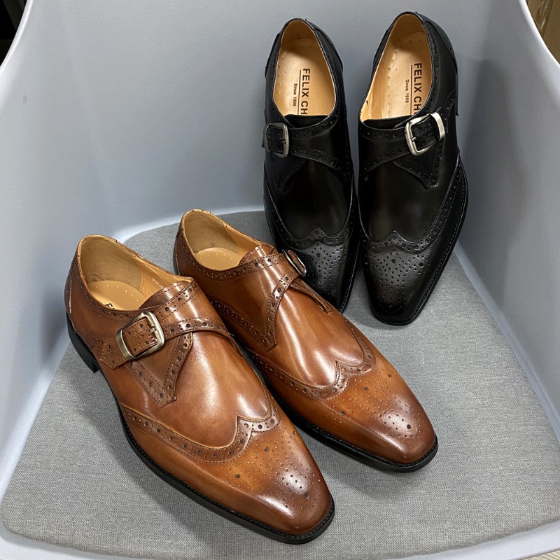 Men's Casual Shoes Carving Lea - Men Formal Wear Design avaliação e preço