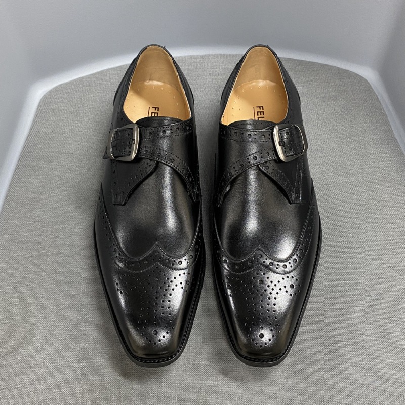 Men's Casual Shoes Carving Lea - Men Formal Wear Design avaliação e preço