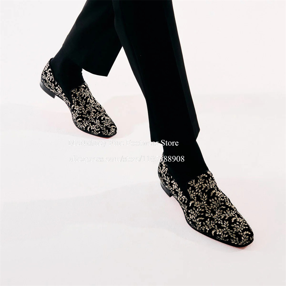 Black Silk Velvet Slip On Loaf - Men Formal Wear Dress avaliação e preço