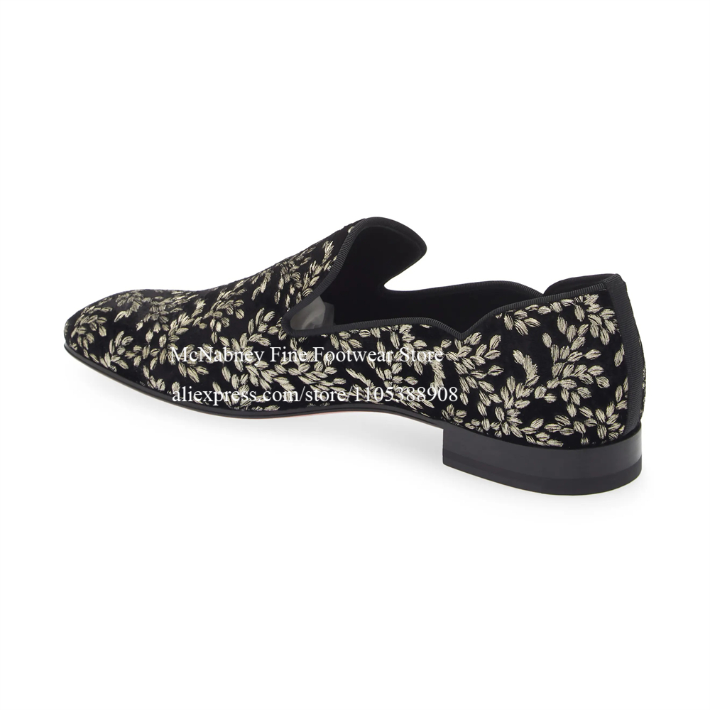 Black Silk Velvet Slip On Loaf - Men Formal Wear Dress avaliação e preço