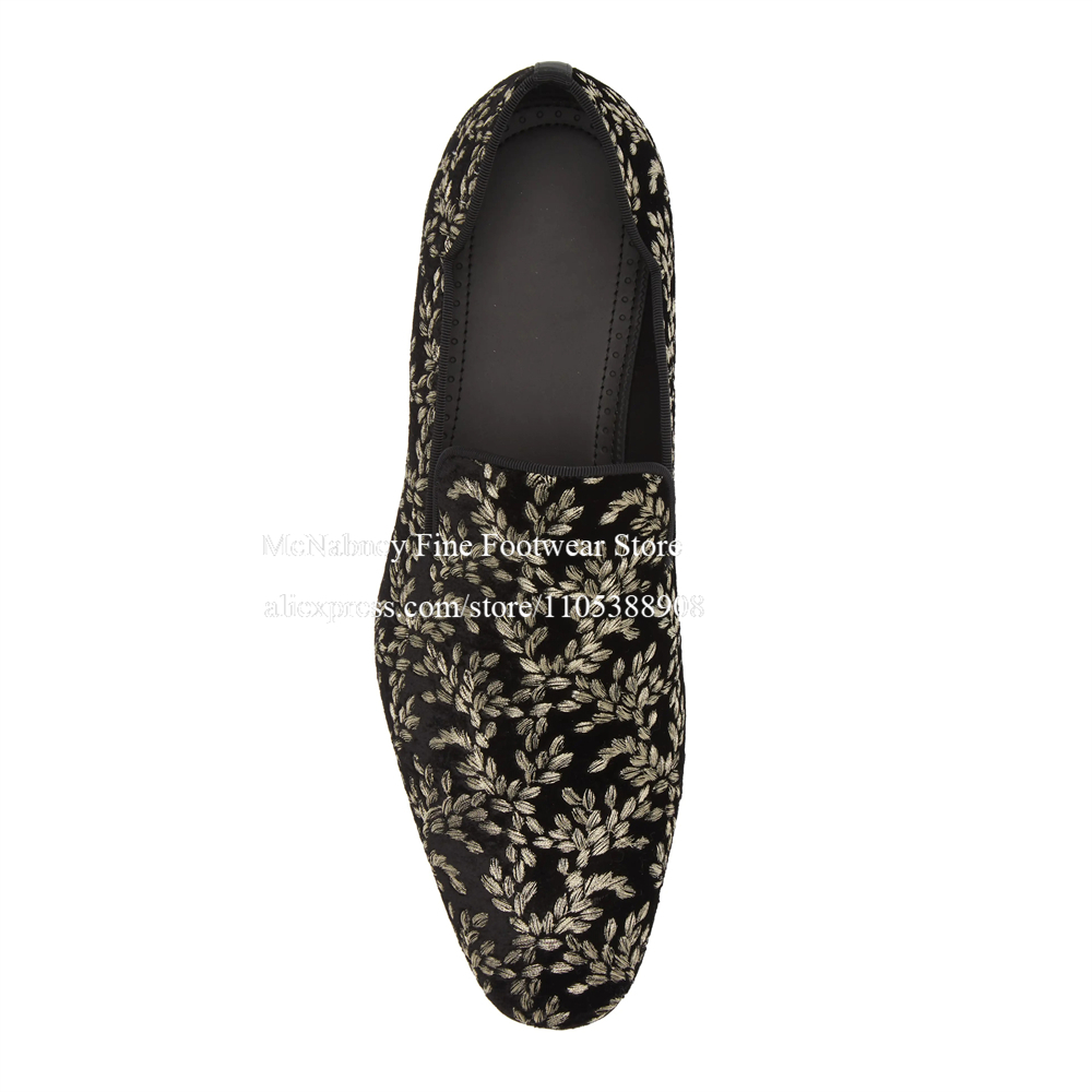 Black Silk Velvet Slip On Loaf - Men Formal Wear Dress avaliação e preço