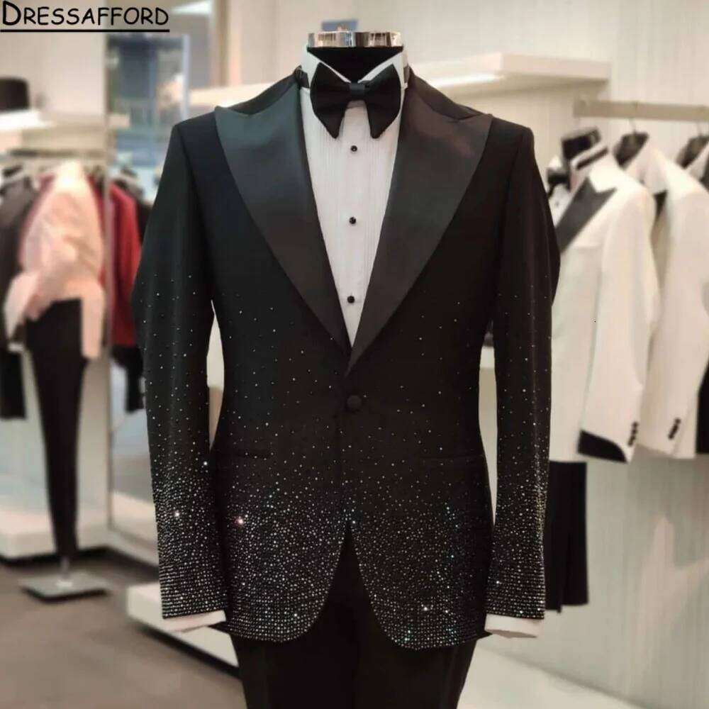 2025 Men Suit Sets Formal Banq - Men Formal Wear 2025 avaliação e preço