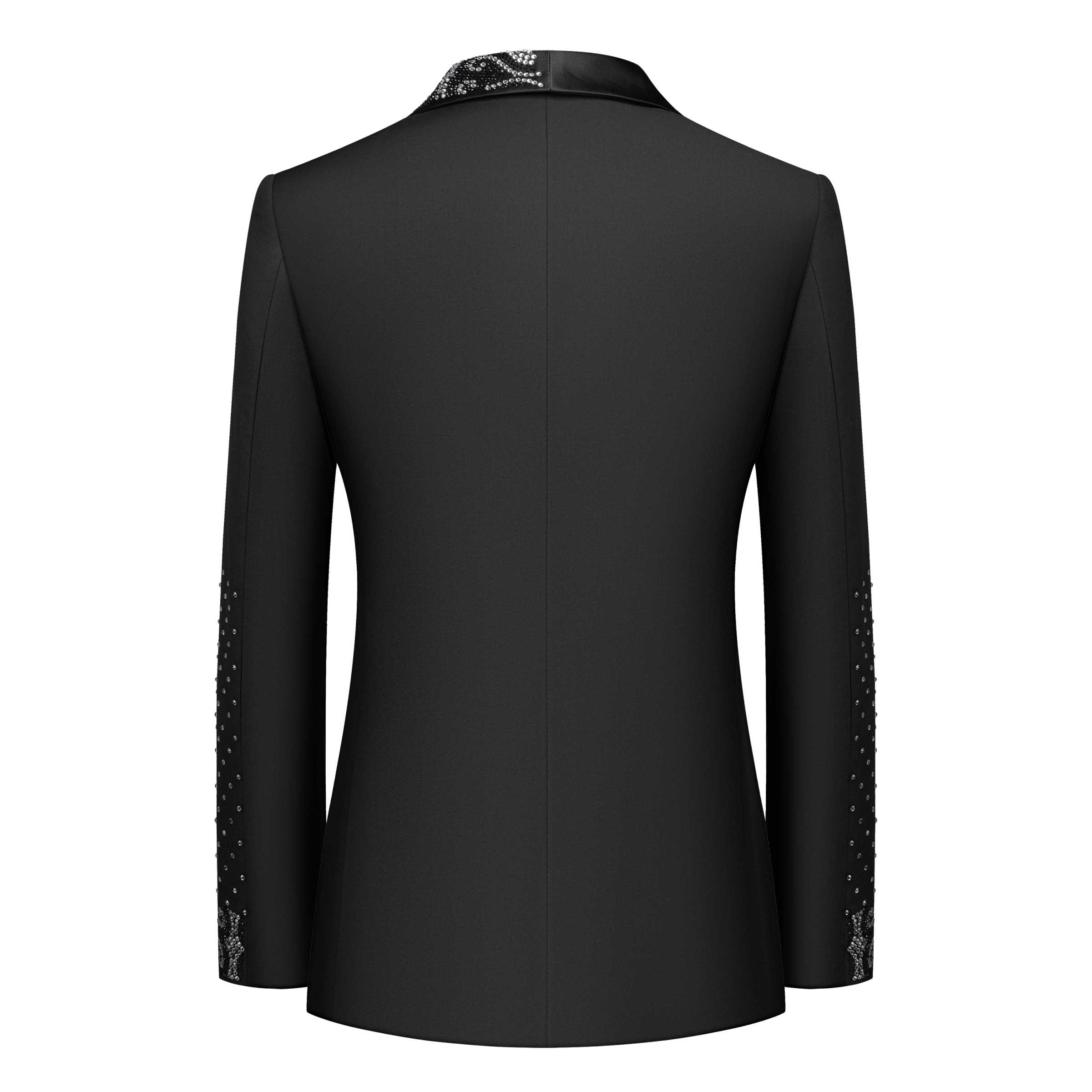 Real Picture Men Suit Crystal  - Men'S Formal Wear No Suit avaliação e preço