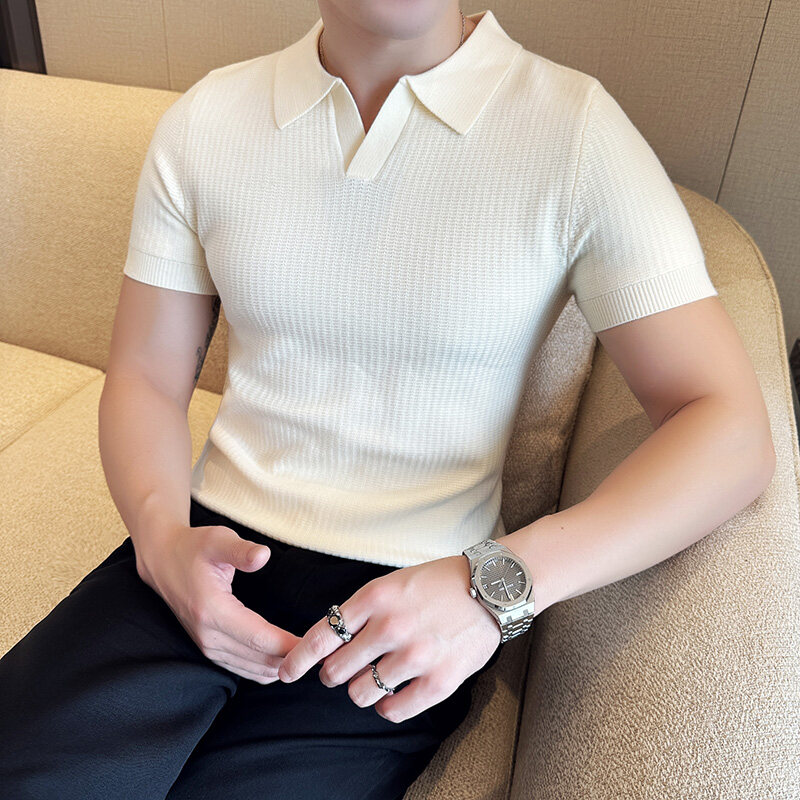 Men's Slim Fit Polo Collar Jac - Men Formal Wear 2025 avaliação e preço