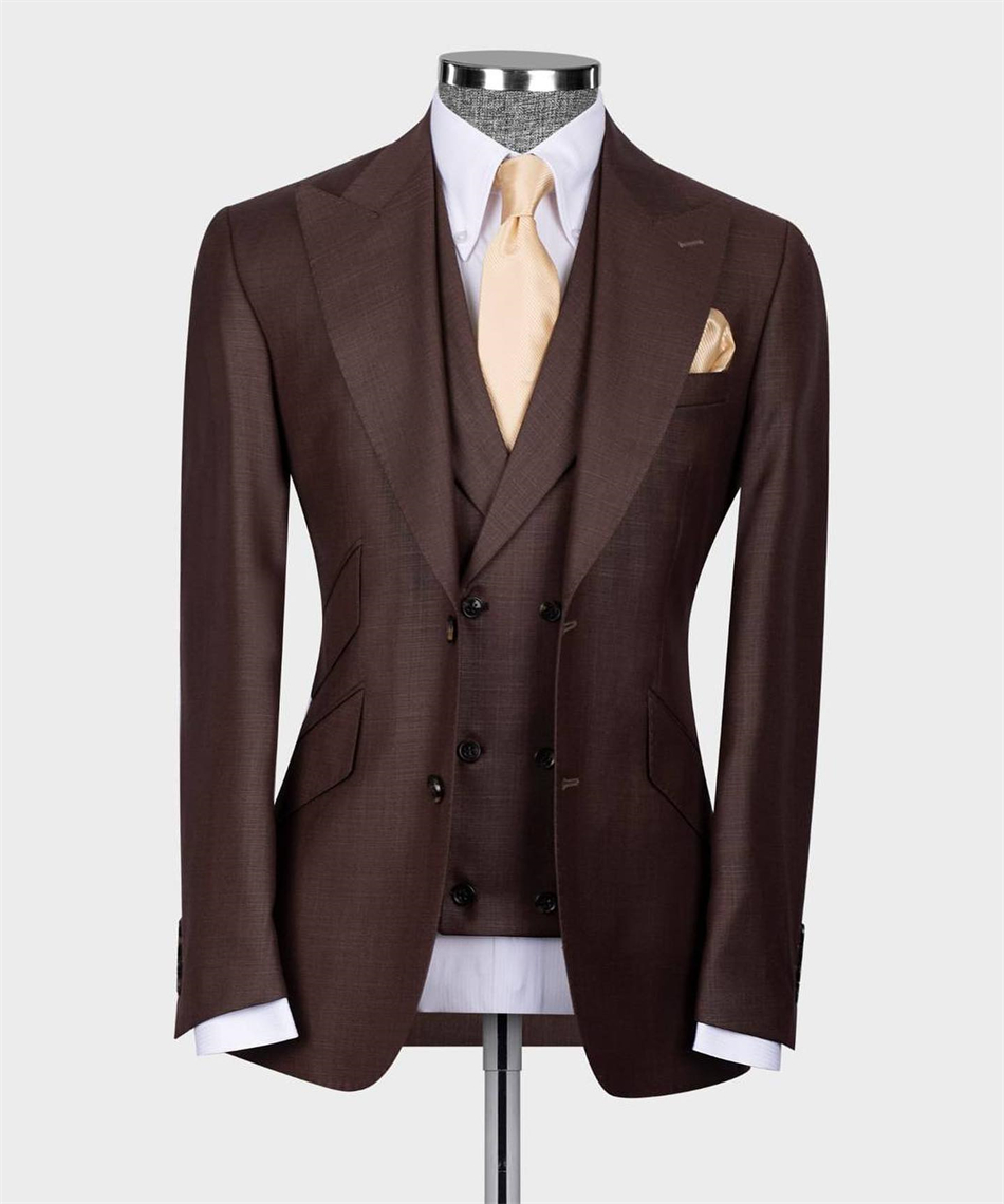 Costume Homme Customized 3pcs  - Men Formal Wear With Blazer avaliação e preço