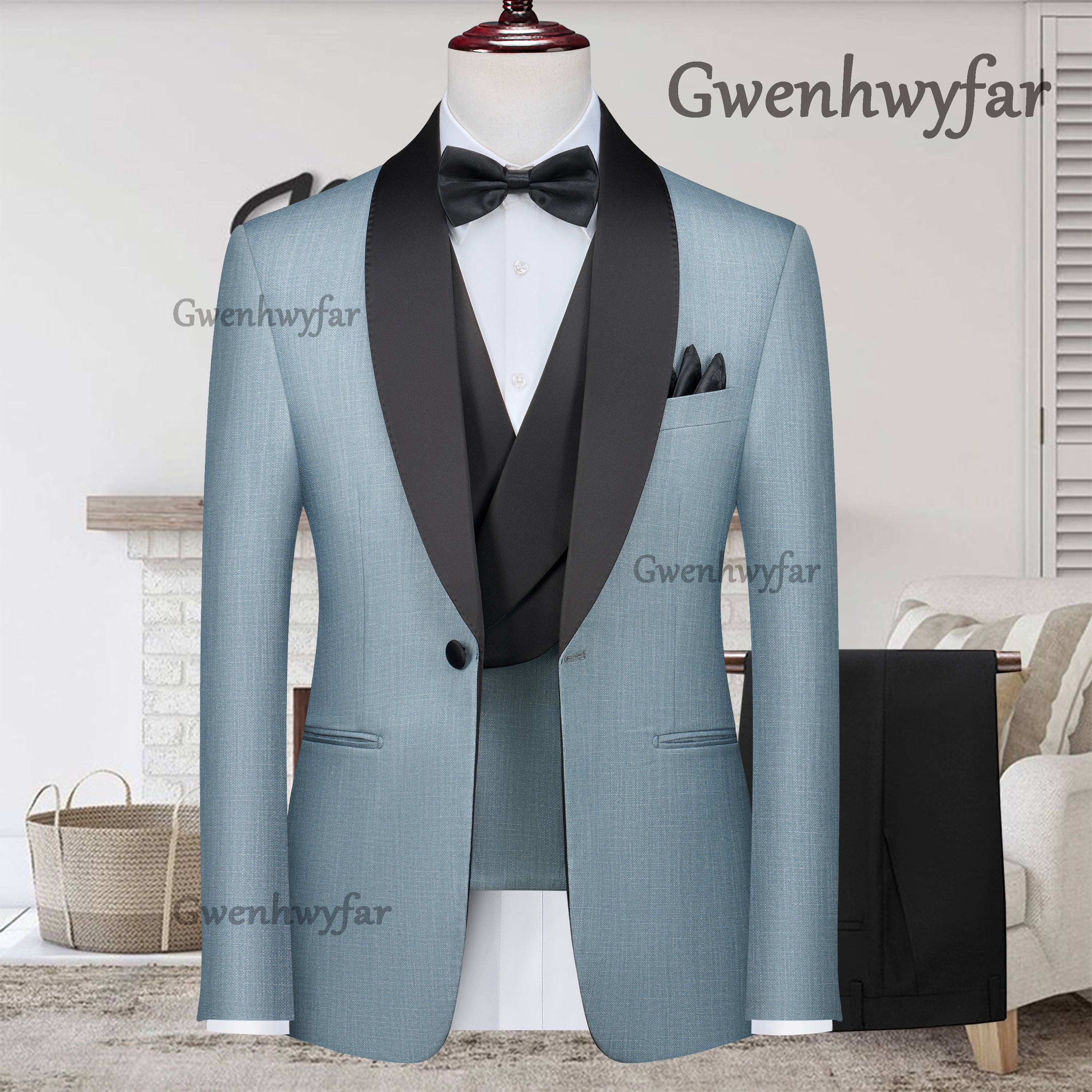 Gwenhwyfar 2026 Men's Customiz - Men Formal Wear With Blazer avaliação e preço