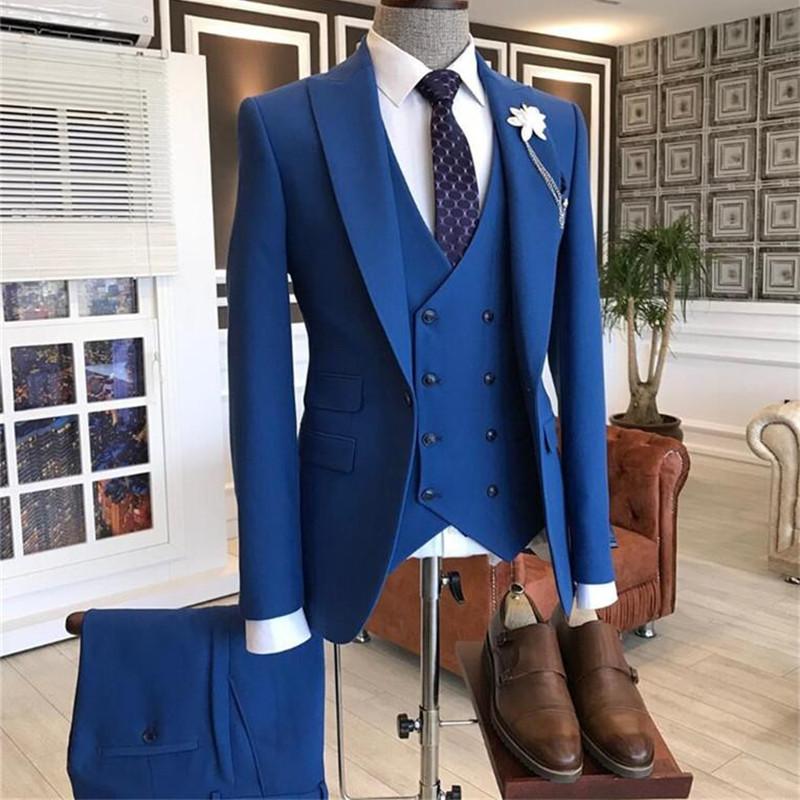 2021 Burgundy Double Breasted  - Men Formal Wear With Blazer avaliação e preço