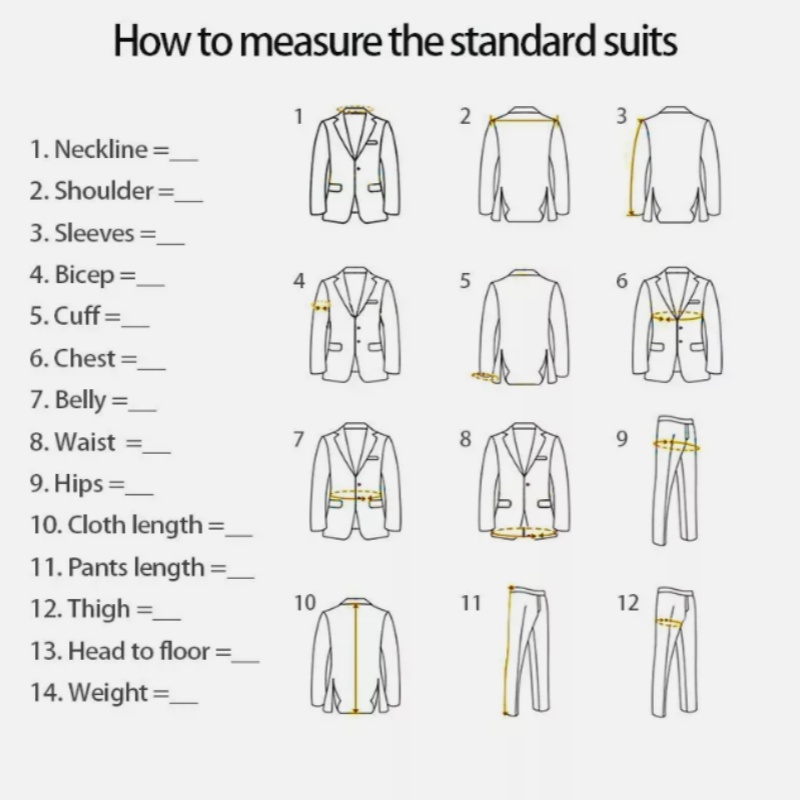 Formal Wedding Tuxedos 3 Pcs P - Men'S Formal Wear No Suit avaliação e preço