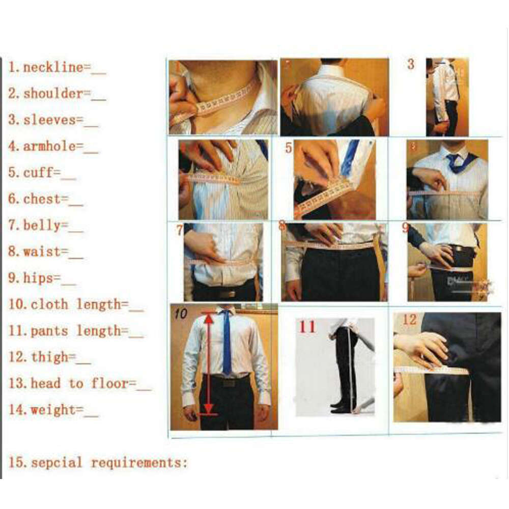 Fashion Suit Set For Men Weddi - Men'S Formal Wear No Suit avaliação e preço