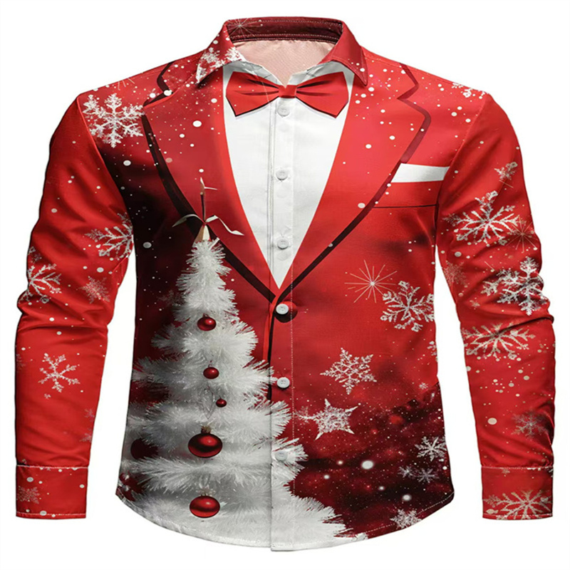 2025 Men's Christmas Snowflake - Men Formal Wear 2025 avaliação e preço