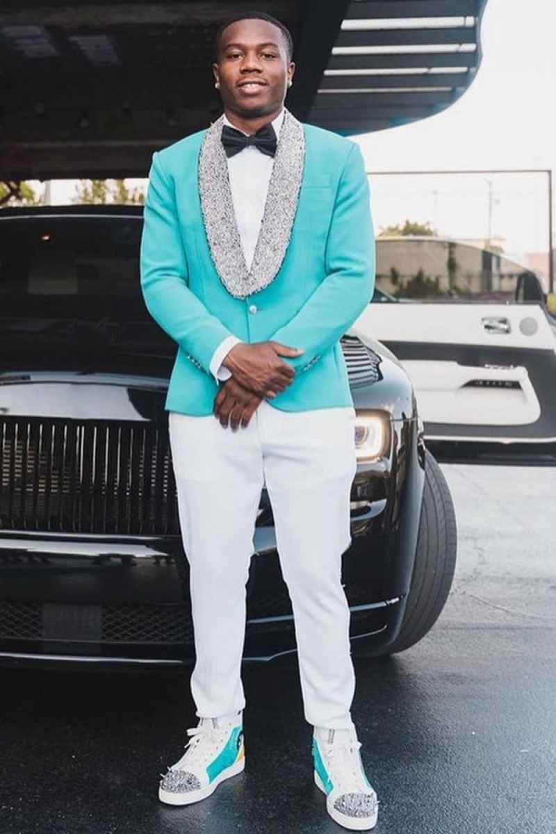 Mint Green Mens Party Tuxedos  - Men'S Formal Wear No Suit avaliação e preço